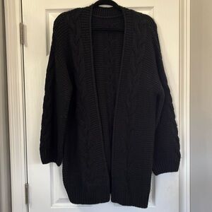 Womens Oversized Chunky Cardigan